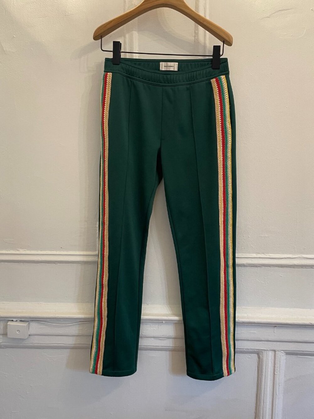 Wales Bonner Clarendon Pants in Emerald Green, Size Small - Picture 4 of 7